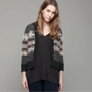 rag & bone Grayling Fair Isle Cardigan sweater M AW10 Runway $395